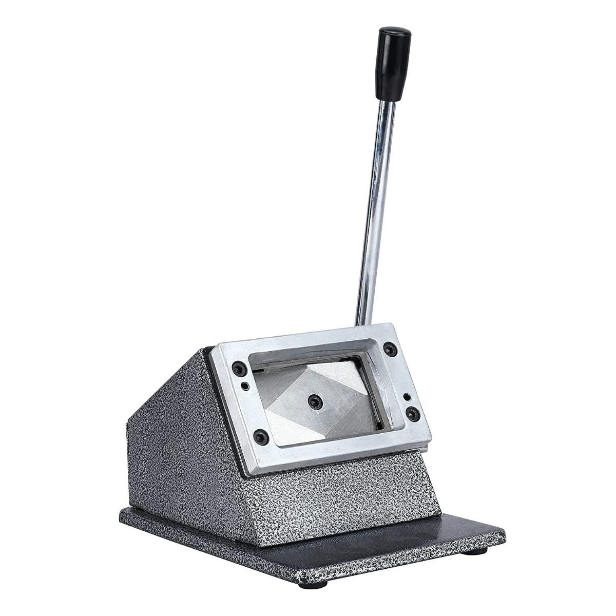 Heavy Duty PVC ID Card Die Cutter Full Metal Body Rounded Corners