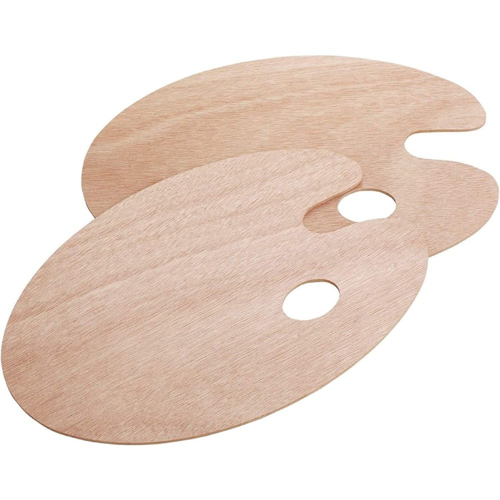 Wooden Painting Palette Mixing Palette 25x15 cm (1 Pcs)