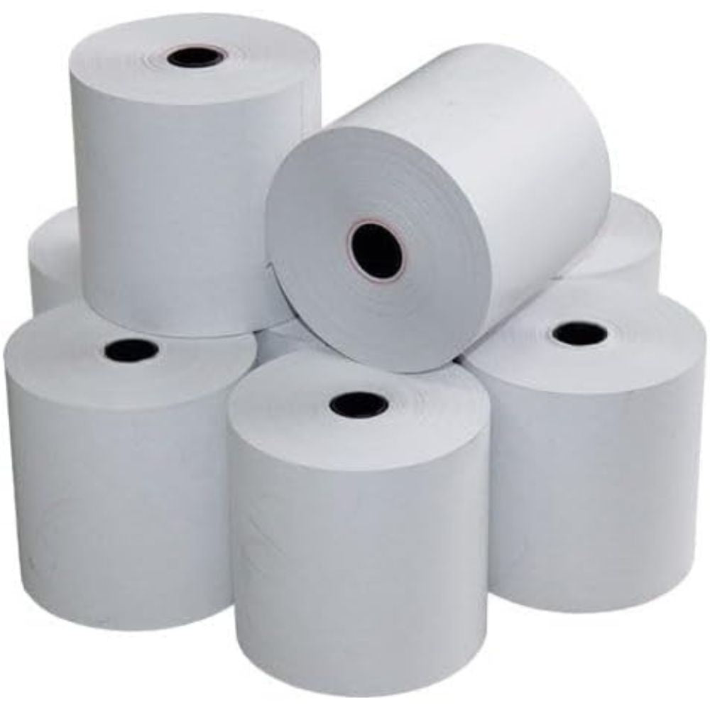 Thermal Roll 48 Gsm Paper Till Receipt Roll, for EPOS Printer, 80x80 Box Of 50 Rolls