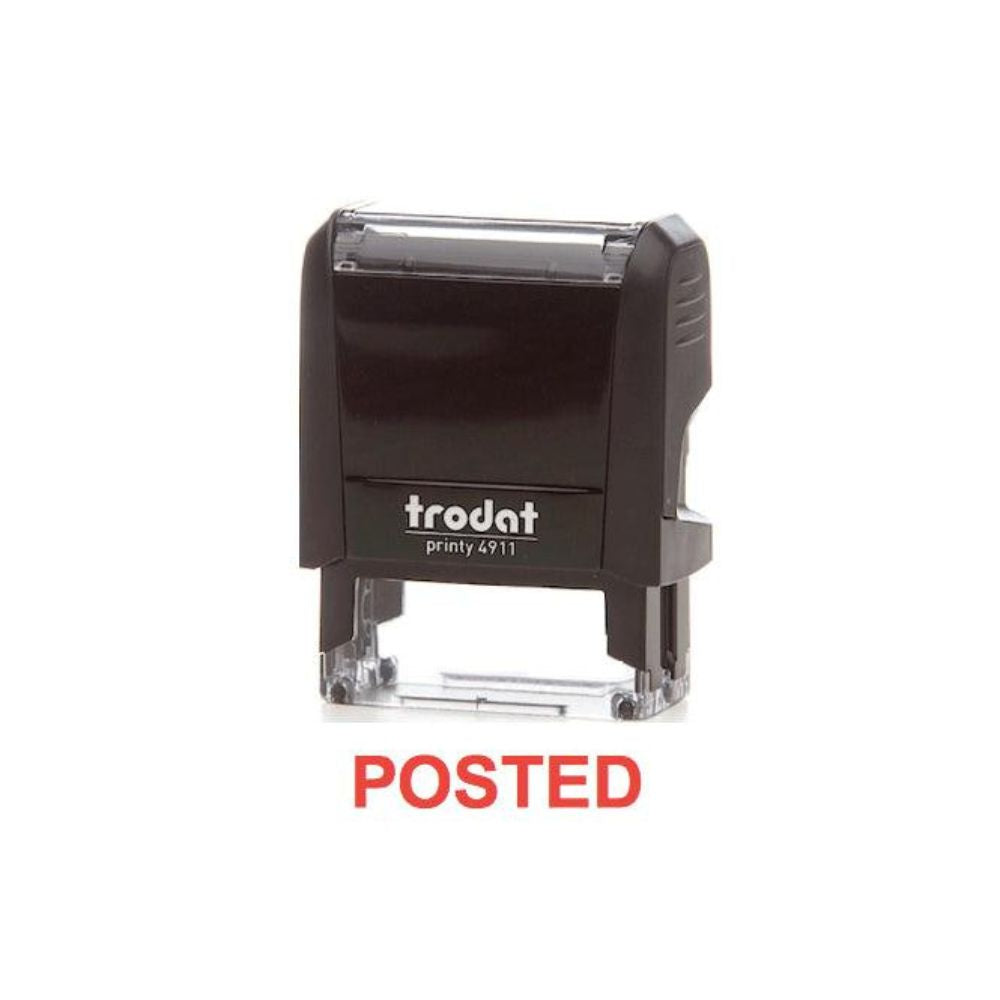 Trodat Printy 4911 Stamp "POSTED" - Red