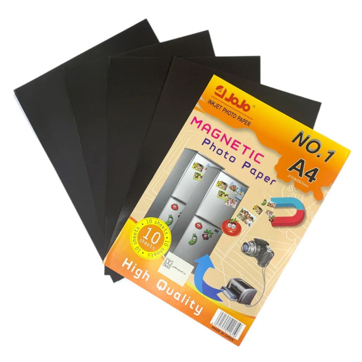 Jojo Magnet Photo Paper Glossy Sheets The Magnetic Photo Paper Sheet Double Sided A4 Size 10 Pcs