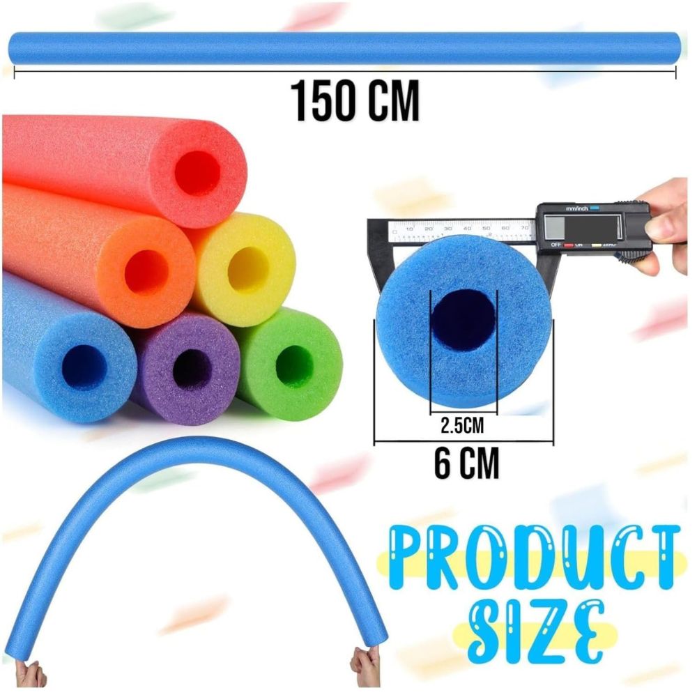1 Pcs Swimming Pool Noodle Foam Water Float Aid Noodles Foam Float for Children and Adult unisex