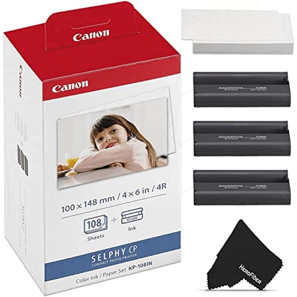 Canon KP-108IN Ink and Paper Set