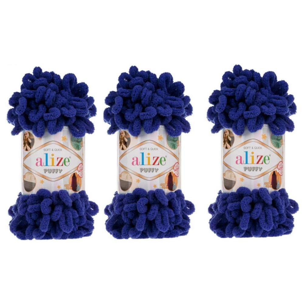 5 Pcs Alize Puffy Yarn Lot of 5skn 500gram 30yds 100% Micropolyester Soft Yarn Hand Knitting Yarn Super Chunky Bulky Woven Worested Yarn