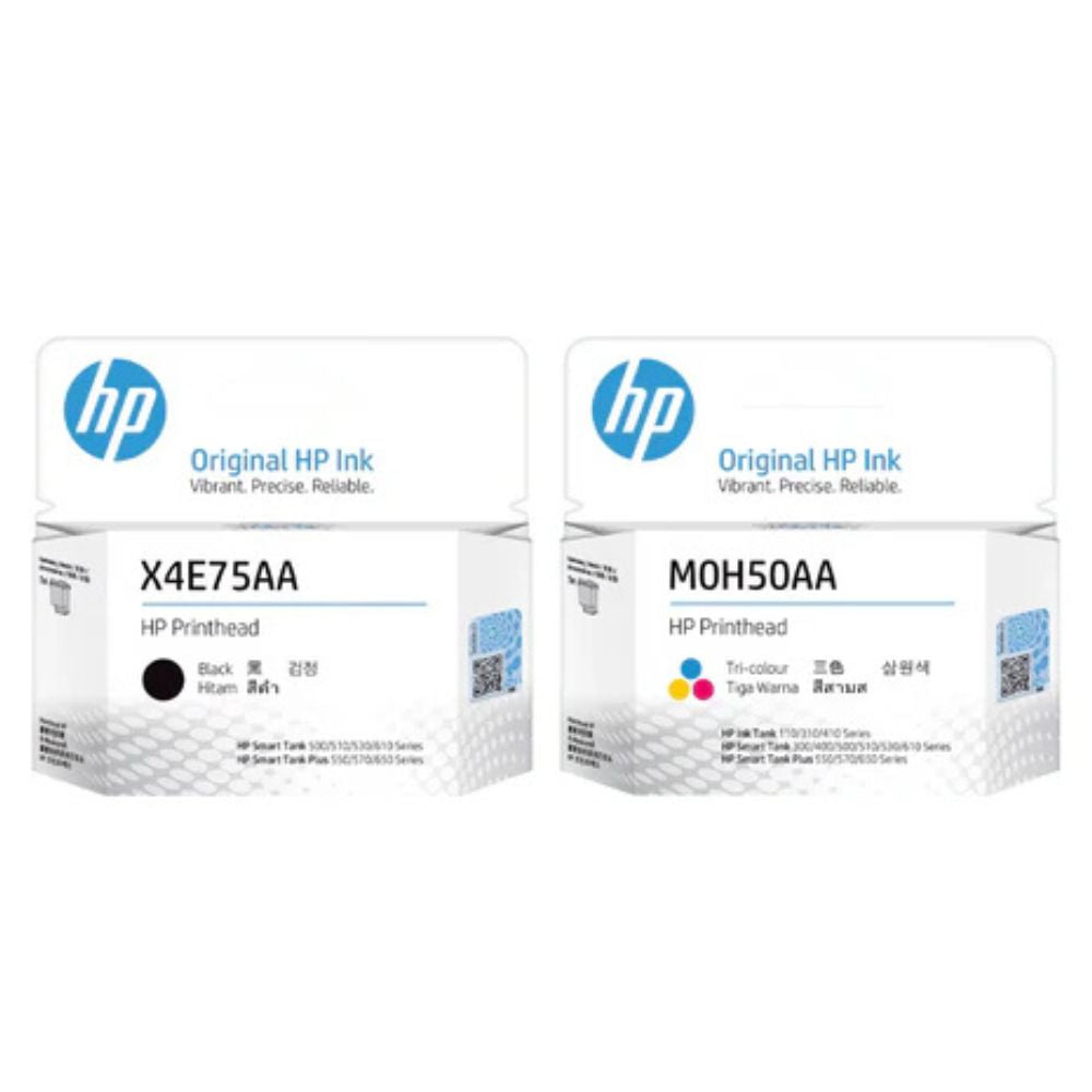 X4E75A and MOH50A Printhead set for HP Smart Tank 500 510 515 530 519 610 615