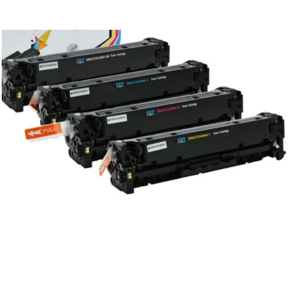 SKY 305A 4 Color set Toner Cartridge for HP LaserJet Pro 400 MFP M451 and Pro 300 MFP M375