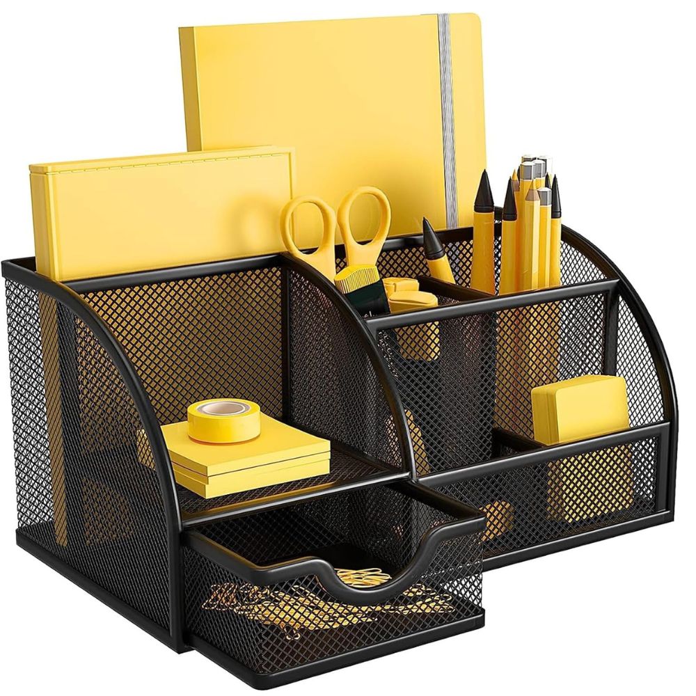 Desk Organizer Metal 6 Compartments