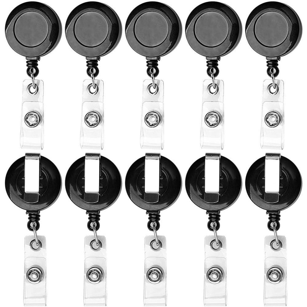 ID Card Yoyo Retractable Reel (Pack Of 10)