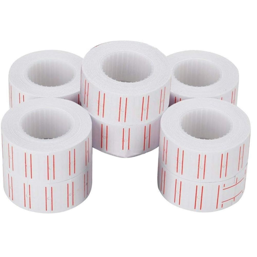 Price Roll White Colour (Pack Of 10 Rolls)
