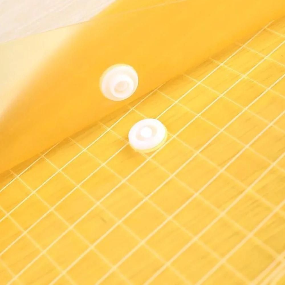 Clear Bag 9C Button Folder (Pack Of 5)