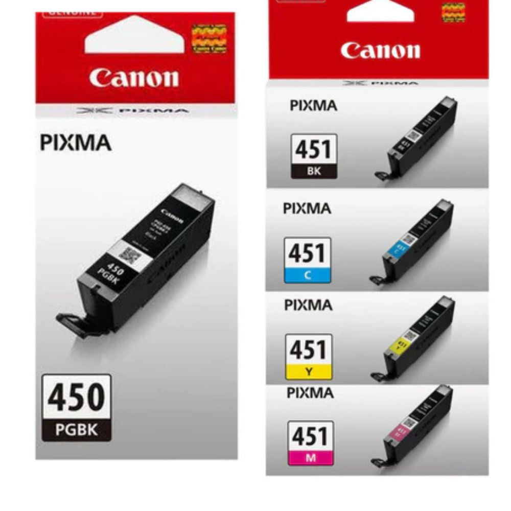 Canon 450/451 ink Cartridge set for Pixma MG5640 MG6640 MG6340 MG5440