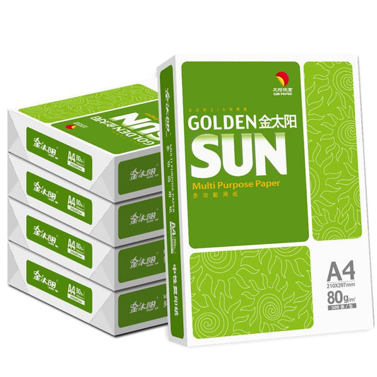 A4 Paper Golden Sun 80 Gsm 1X5 Reams 2500 Sheets