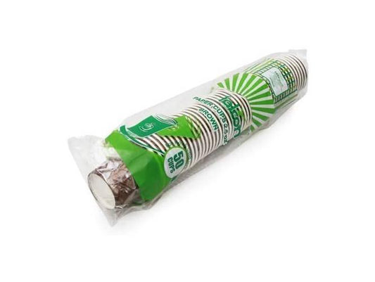 Paper Cups for Hot & Cold Drinks 2.5oz 50pcs-pack