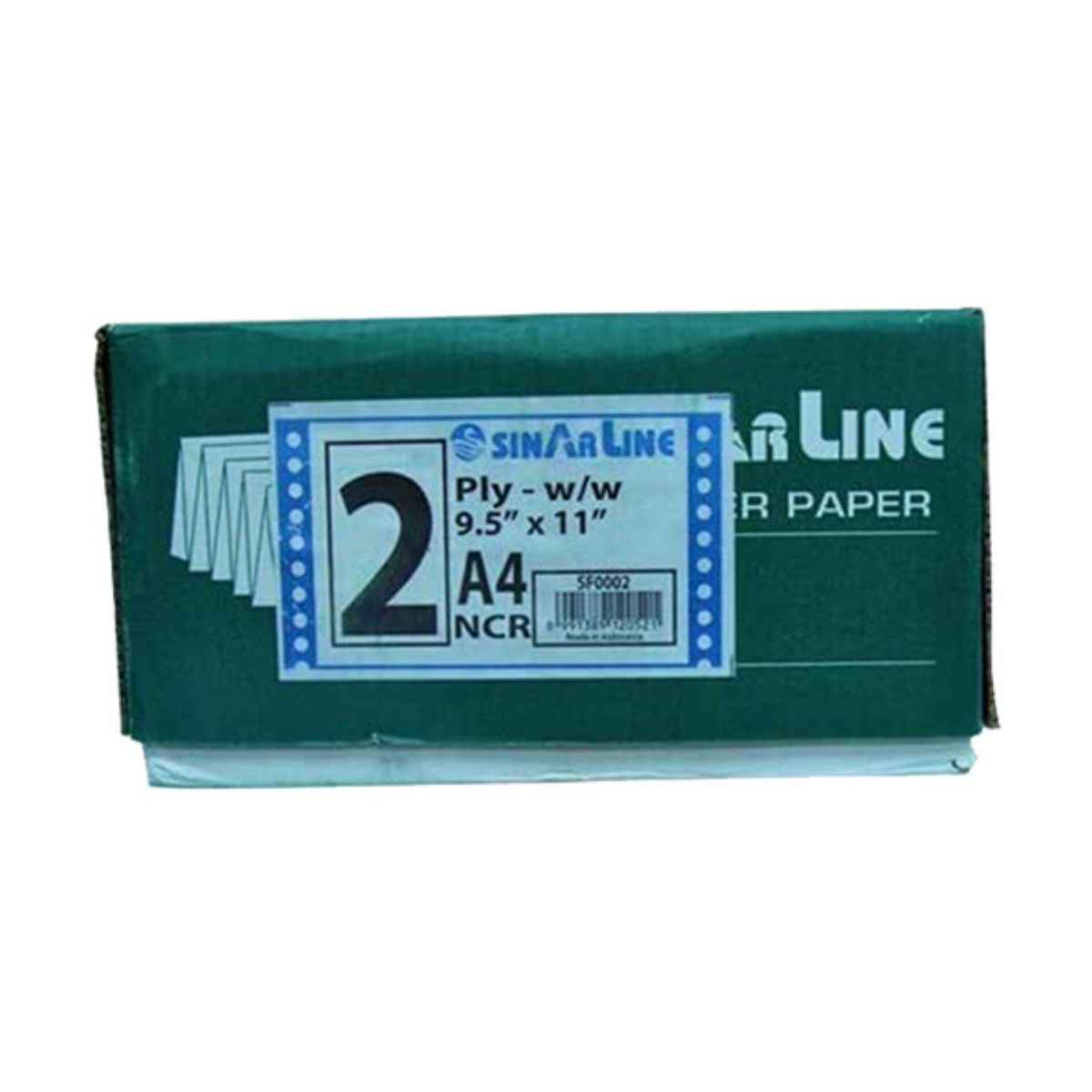 Sinarline Computer Paper, 2-Ply, 1000 Sheets, 110 GSM, A4 Size, White/Pink