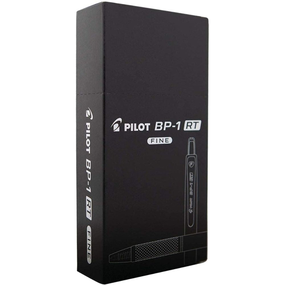 Ball Pen Pilot BP-1 RT Fine Tip (Pack Of 12)