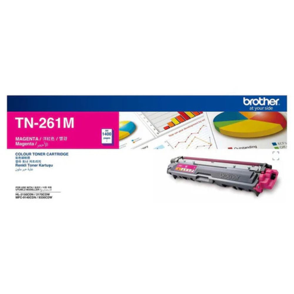 Brother TN-261 Toner Cartridge for HL-3150 HL-3170CDW MFC-9330CDW Printers