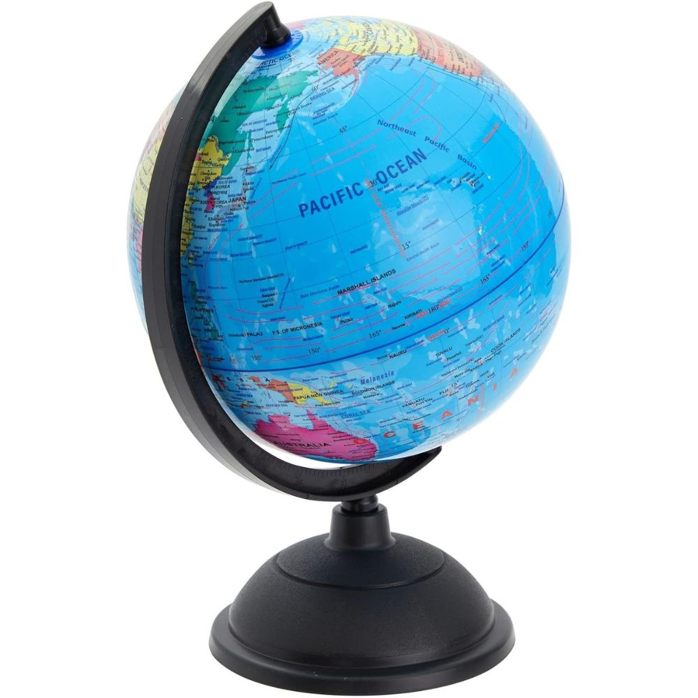 Spining World Globe For Tables 14.16 cm