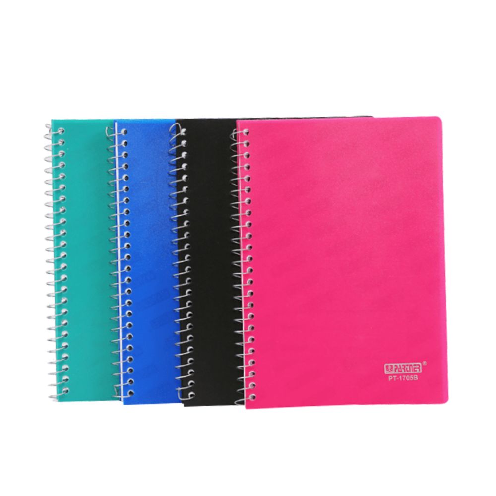 A5 Notebook Sort Spiral A5 Size Notebook 100 Sheets– Marina Stationers