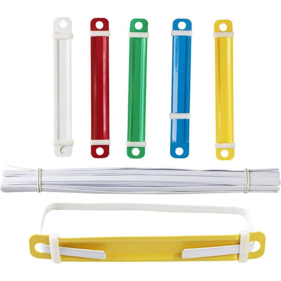 Fasters File Clips Office Plastic Fasteners Filing Clips for Paper Files (Pack Of 50 Sets ...