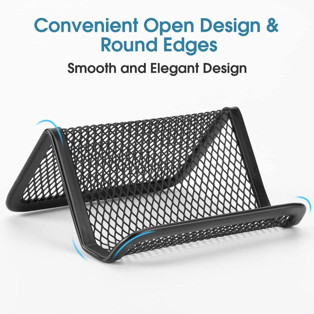 Name Card Holder Business Card Metal Mesh Stand