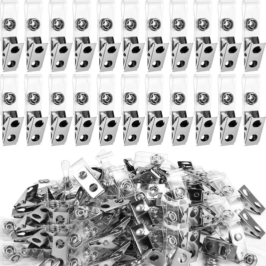 Metal Name ID Badge Clip  (Pack Of 100)