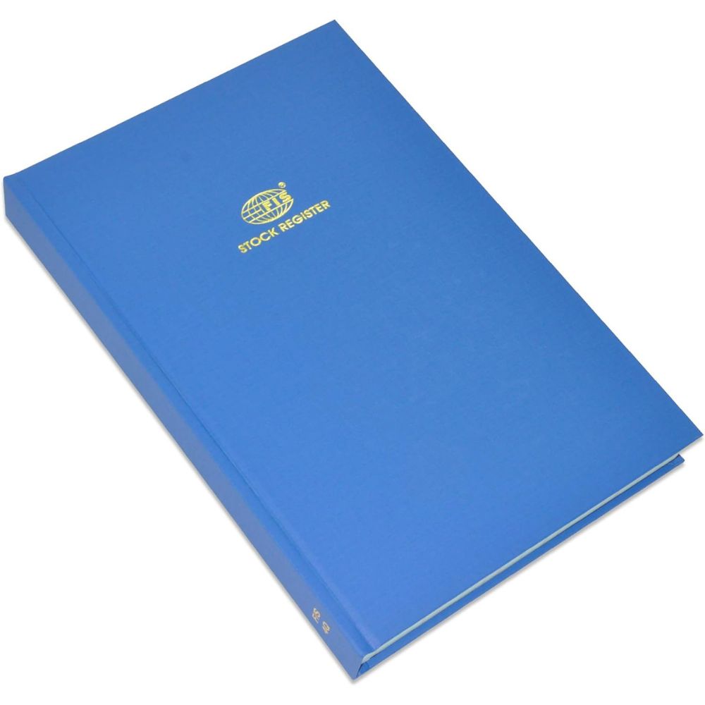 Deep Stock Rigester Stock Register 4 Quire Full Scape Size | Marina Stationers