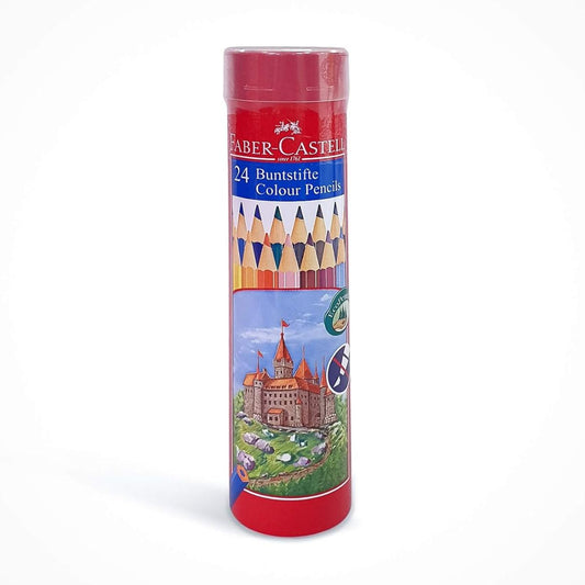 Faber Castell Colour Pencil 24 Colour Round Tin