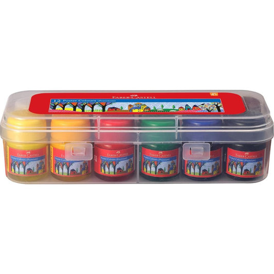Faber Castell Poster Colors 10ML 1X12 In A Plastic Box