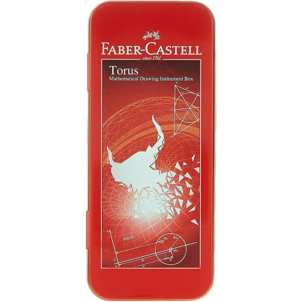 Faber Castell Torus Mathematical Set Geometery Box 9PC