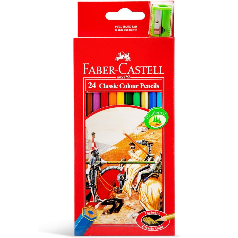 Faber Castell Classic Colour Pencils 12 / 24 / 36 / 48 Colour In A Cardboard Box