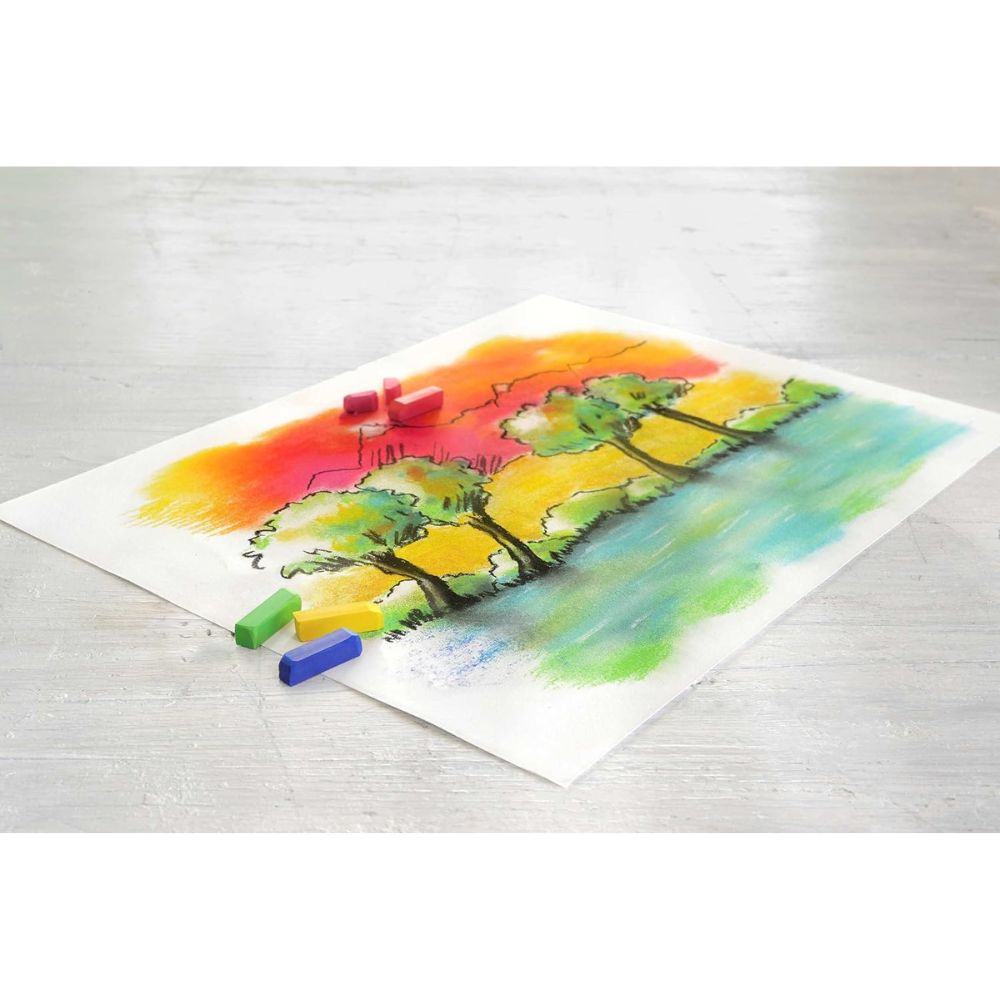 Faber Castell Gofa Softpastel Full length Set 12 / 24 / 36 Colours Cardboard box, Blue