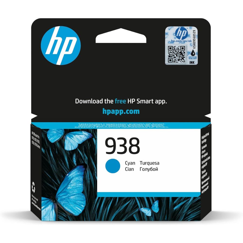 HP 938 Original Cartridge Black Cyan Magenta Yellow