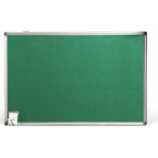 Notice Board Cork Board With Aluminum Frame One Side Cork One Felt 45X60, 60X90, 90X120, 90X180, 120X180