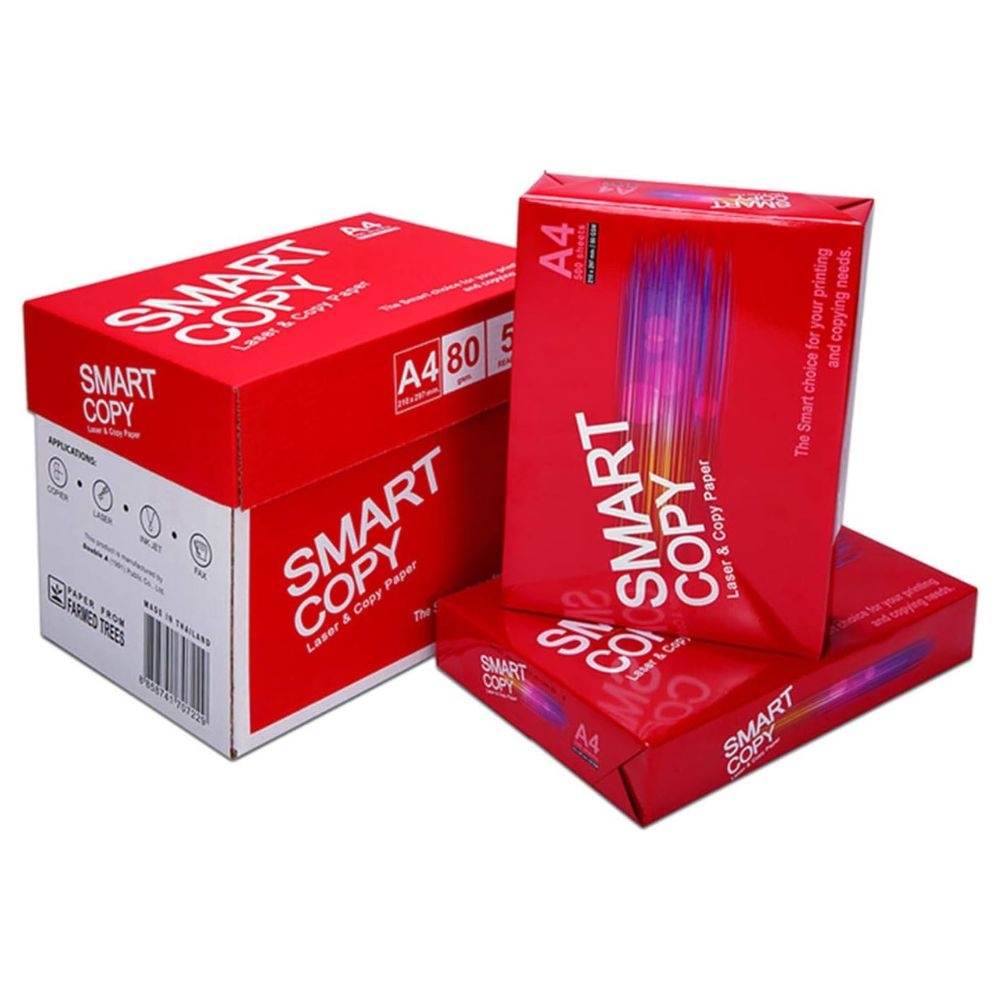 A4 Paper Smart Copy 80 Gsm 1x5 Reams 2500 Sheets