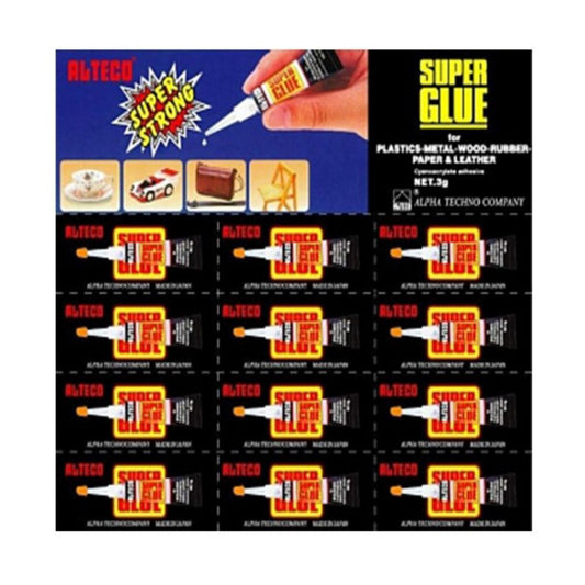 Alteco Super Glue 3gram 12pcs