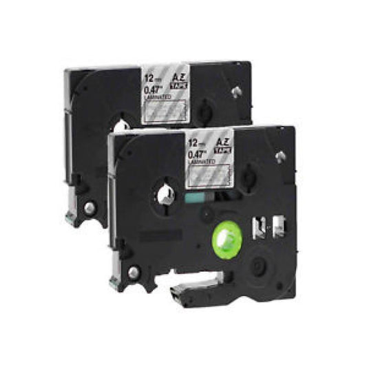 Brother TZ-135 12mm White on Clear Labelling Tape