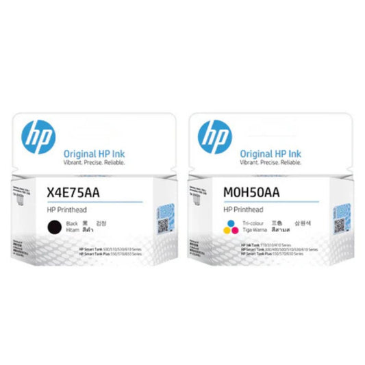 X4E75A and MOH50A Printhead set for HP Smart Tank 500 510 515 530 519 610 615