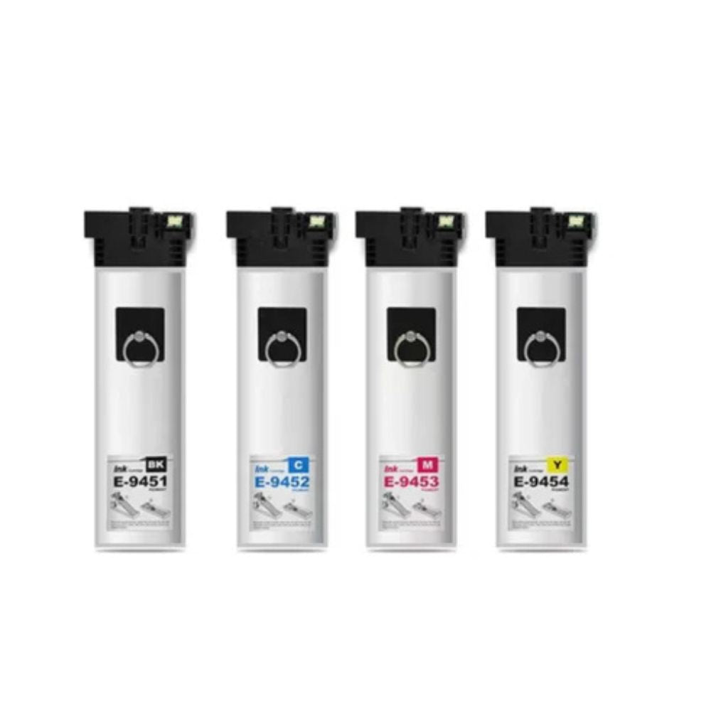 4 Color set of compatible Ink Supply Unit for Epson WorkForce Pro WF-C5210 C5290 C5710 and C5790