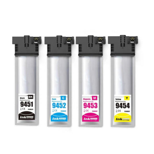4-Color Compatible Ink Supply Unit set for Epson WorkForce Pro WF-C5210 C5290 C5710 and C-5790