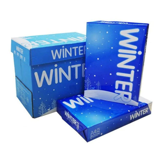 A4 Paper Winter 80gsm, White,500 Sheets 1x5/BOX