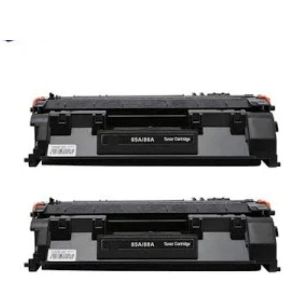 2PCS 05A Toner Cartridge CE505A for HP LaserJet P2030 P2035 P2050 and P2055 Printers