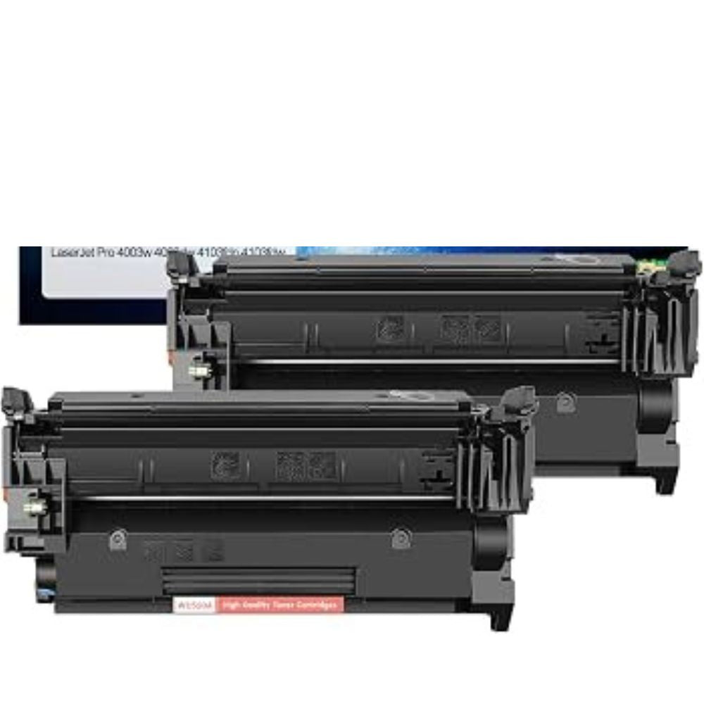 2PCS 151A - Black Toner Cartridge with Chip for HP Laserjet Pro 4003 and MFP 4103