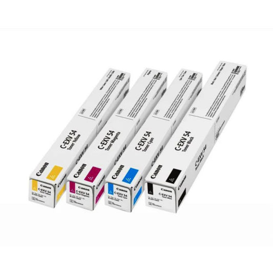 Canon CEXV54 -4-Color set Toner Cartridge for Use in Image Runner - IR Adv C3025 C3125 C3226