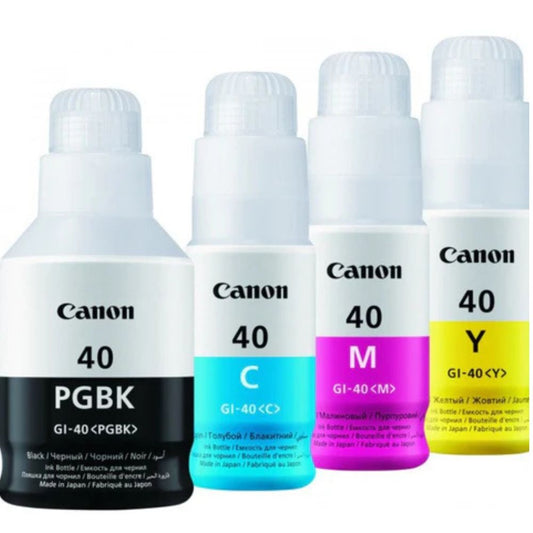 Canon GI-40 4-color set Ink for PIXMA G6040 G5040 GM2040 G7040 GM4040