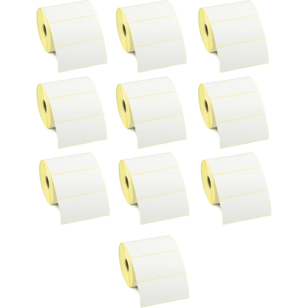 Barcode Label 100mm x 50mm x 1 " core - 1000 labels per roll for Barcode Printers 10 Roll