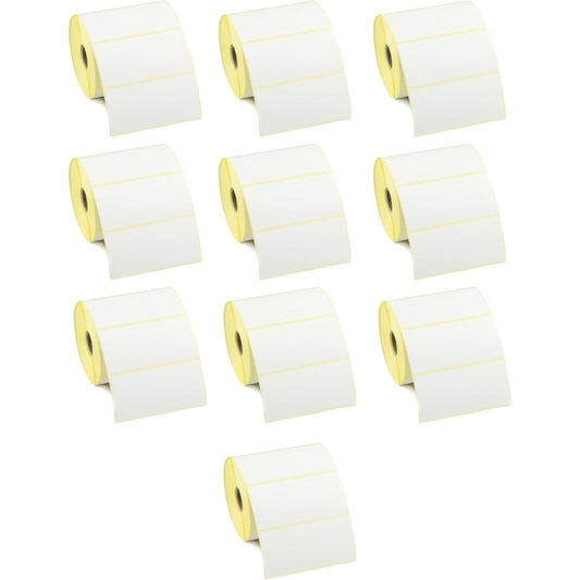 Barcode Label 100mm x 50mm x 1 " core - 1000 labels per roll for Barcode Printers 10 Roll