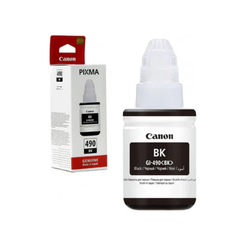 Canon GI-490 4-color set Ink for PIXMA G1400 / G2400 / G3400 / G4400 printers