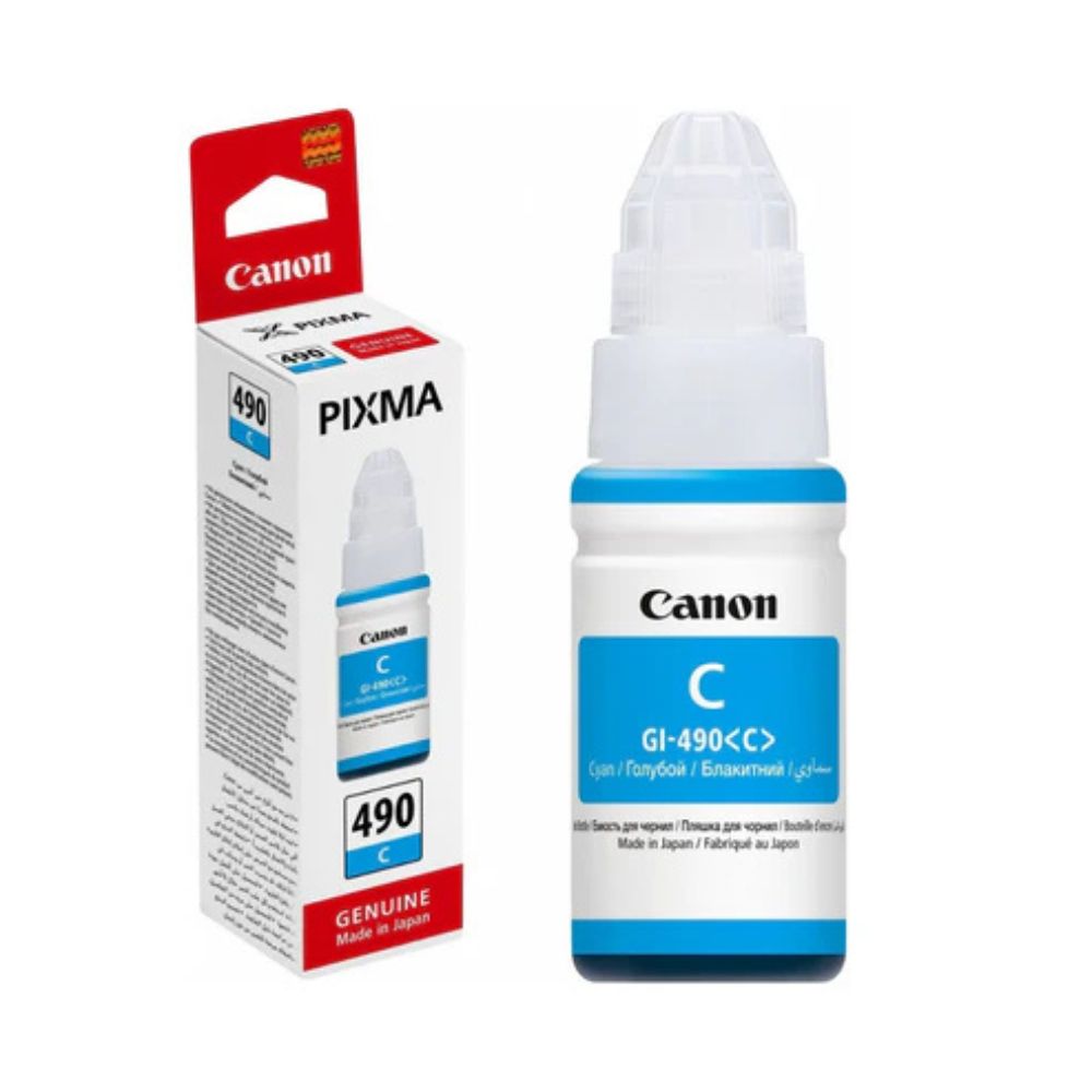 Canon GI-490 4-color set Ink for PIXMA G1400 / G2400 / G3400 / G4400 printers