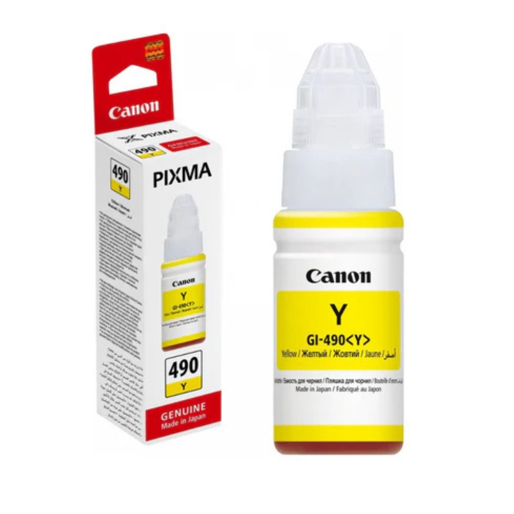 Canon GI-490 4-color set Ink for PIXMA G1400 / G2400 / G3400 / G4400 printers